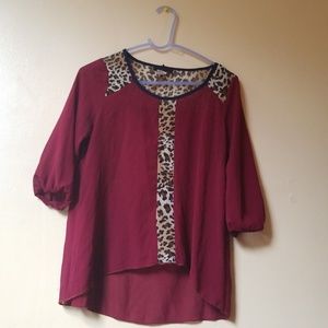 Sheer Hi-Lo Top